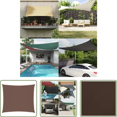 Immagine prodotto di The Living Store Tenda da sole in tessuto Oxford rettangolare 2,5x3 m Marrone