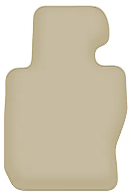 Image de Tapis conducteur moquette PREMIUM beige compatible avec BMW 3 F30 (2012-2019, berline xDrive) – avec fixations – sur‑mesure