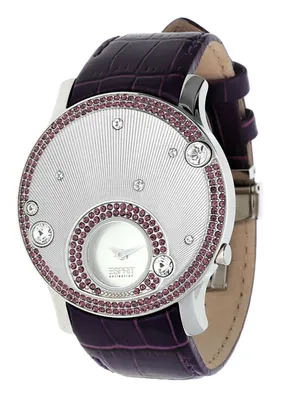 Produktbild von Esprit Collection Damen Uhr Galene Violett Quarz Leder Armband EL101632F05
