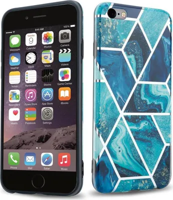 Produktbild von Cadorabo Schutzhülle für Apple iPhone 6 PLUS / 6S PLUS Hülle in Blau TPU Handyhülle Etui Case Cover