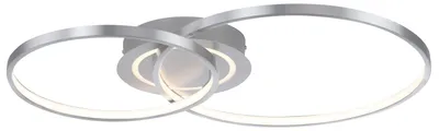 Produktbild von JUST LIGHT. Leuchten Serie Asmina alufarbenes Metall - ca. 69 x 55 cm