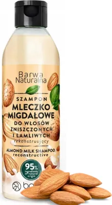 Zdjęcie produktu dla Barwa Szampon 300ml Rekonstruujący Mleczko Migdałowe Włosy Zniszczone