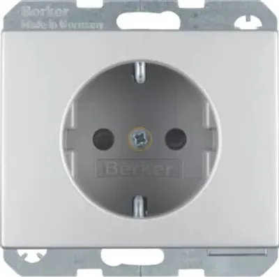 Immagine prodotto di Berker 47357003 Presa SCHUKO in alluminio Berker K.5