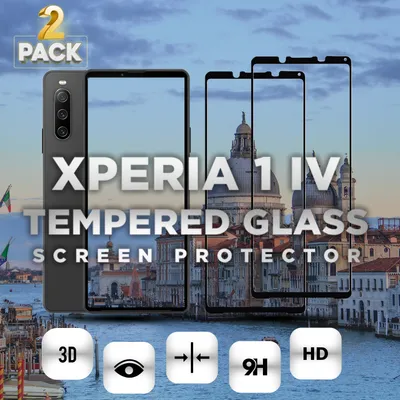 Obrázek produktu pro 2 balení Sony Xperia 1 IV - Tvrzené sklo 9H - Vysoce kvalitní 3D ochrana displeje