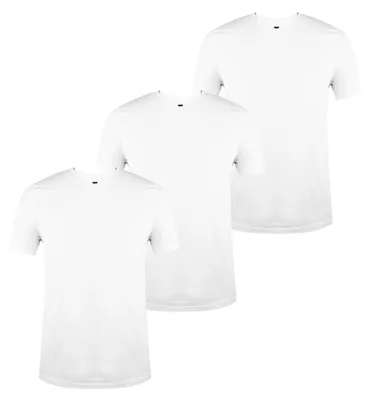 Produktbild von Donnay - T-Shirt für Herren, Baumwollmischung (3er-Pack) GT23139 (XL) (Weiß)