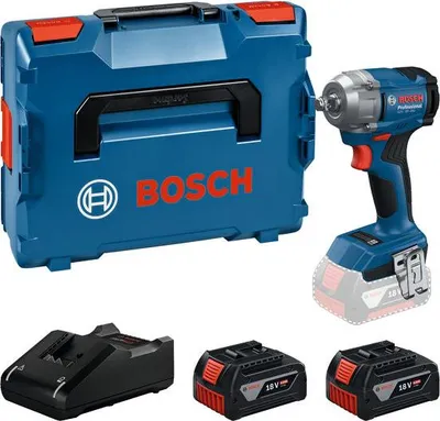 Produktbild von Akku-Drehschlagschrauber GDS 18V-350, 2 x Akku GBA 18V 4.0Ah in L-BOXX