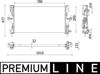 Immagine prodotto di Radiatore Fiat Ducato