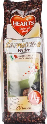 Obrázok produktu pre HEARTS Cappuccino White Line vanilková príchuť 10 x 1kg balenie