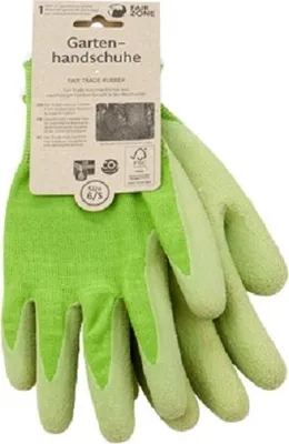 Zdjęcie produktu dla Fair Zone 4260365858463, Rękawice ogrodnicze, Zielony, L, Dorosły, 1 szt., Bawełna, Guma