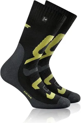 Produktbild von Rohner Socken Trekking light hiking schwarz,gelb 44-46