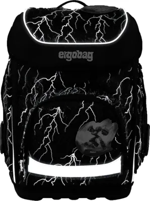 Immagine prodotto di ergobag zaino della scuola Cubo Set 5 -pezzi Super ReflektBär nero