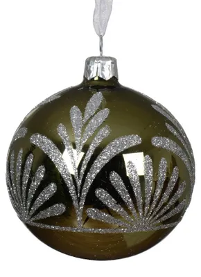 Productafbeelding van Kerstballen glas d8 cm rosemarijn J Decoris