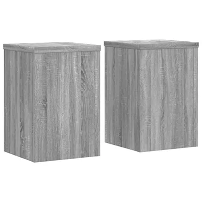 Produktbild von vidaXL Pflanzenständer 2 Stk. Grau Sonoma 20x20x30 cm Holzwerkstoff