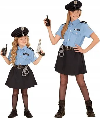 Produktbild von Polizistin Kostüm Polizei Größe 116cm Outfit