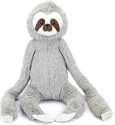 Immagine prodotto di Beeztees bradipo Mees - giocattolo per cani - peluche - grigio - XL - 80x30x16