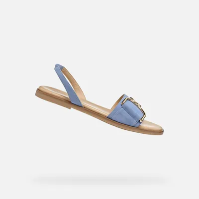 Produktbild von Geox Hellblaue Damensandalen Naileen 37