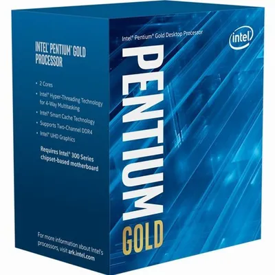 Produktbild von Intel S1200 PENTIUM Gold G6400 BOX 2x4 58W GEN10