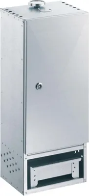 Produktbild von Peetz Alu-Räucherofen 260 - für bis zu 6 Fische hängend silber mit Tür