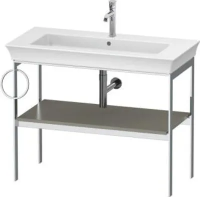 Produktbild von DURAVIT WT4544L9292 Metallkonsole bodenst. White Tulip