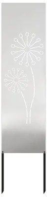 Obrázok produktu pre vidaXL Záhradný paraván strieborný 32 x 140 cm nerezová oceľ