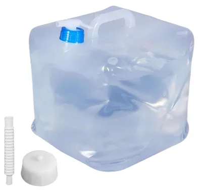 Produktbild von Faltbarer Wasserbehälter - 15 Liter - Mit Hahn und Tragegriff - BPA-frei