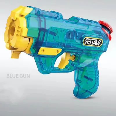 Imagen del producto de Pistola de agua para exteriores, ideal para niños en la playa, juguete de agua, color azul