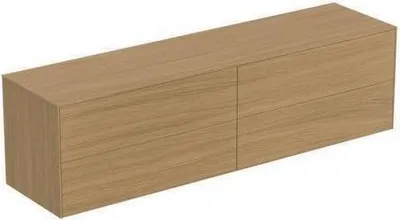 Produktbild von Schubladenfront CONCA unten links für WTU 980x267mm Eiche hell Eiche hell