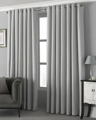 Immagine prodotto di Paoletti - Tende ad occhiello "Pendleton" RV1211 (229 cm x 183 cm) (Argento)