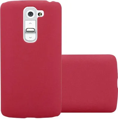 Produktbild von Cadorabo Schutzhülle für LG G2 MINI Hülle in Rot Etui Hard Case Handyhülle Cover
