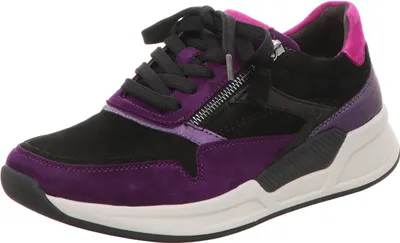 Produktbild von Gabor Shoes Sneaker Low - Schwarz / Lila Leder : 37.5 : Normal Größe: 37.5 Weite: Normal