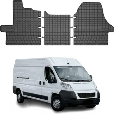 Zdjęcie produktu dla 2006-2011 Peugeot Boxer dywaniki podłogowe TPE czarne 3 szt