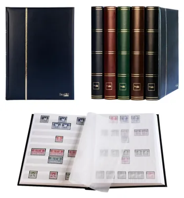 Image de Carnet de collection pour timbres, avec 64 pages blanches