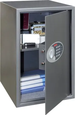 Produktbild von Phoenix Safe Co. SS0805E, Grau, Edelstahl, Stahl, 370 mm, 445 mm, 560 mm