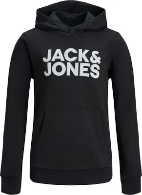 Produktbild von Jack & Jones 12152841, Männlich, Schwarz, 140 cm, Baumwolle, Polyester, Nicht bleichen, Natürliche Trocknung