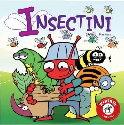 Produktbild von Piatnik Insectini Kinderspiel – Beobachtungsspiel mit 36 Insekten- und 36 Blattkarten