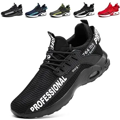 Zdjęcie produktu dla Buty ochronne robocze stalowy nosek antypoślizgowe sportowe 39