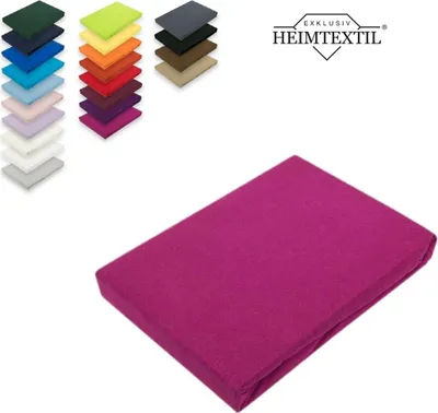 Produktbild von Marke Jersey Spannbettlaken Spannbetttuch Bettlaken Rundumgummizug 140 - 160 x 200 cm Pink