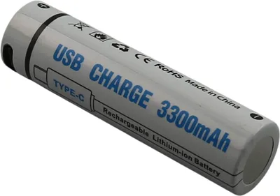 Zdjęcie produktu dla Avizar, akumulator litowo-jonowy 3,7 V 9,6 Wh 12,2 Wh 18650 Port ładowania USB-C,