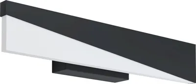 Produktbild von ISIDRO Wand-/Deckenleuchte Lampe Beleuchtung - L39,5 x H8 x AL7 cm - schwarz - 9W inkl. - IP20