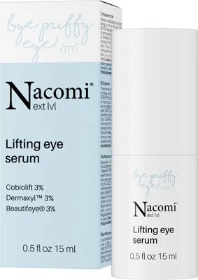 Zdjęcie produktu dla NACOMI Next level Serum pod oczy na opuchliznę i opadającą powiekę 15 ml