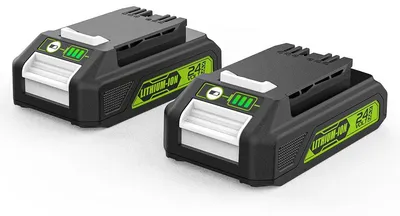 2er-Pack 24 V 3,5 Ah Akku für Greenworks G24B2/G24B4