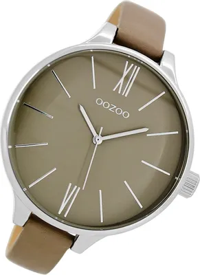 Produktbild von Oozoo Armbanduhr beige Leder C9543 Timepieces Damen Analog-Quarzuhr UOC9543