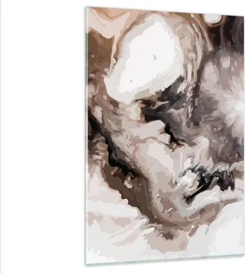 Produktbild von Bilder auf glas - Einteilig - Abstraktion modern - 80x120cm - Glasbilder - Wandbilder - Bilder - zum Aufhängen bereit - Wanddekoration aus Glas - Glas Bilder - Wandbild auf Glas - GPA80x120-4072