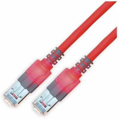 Immagine prodotto di Cavo patch RJ45 SACON CAT.6, S/FTP, identificazione luminosa, LSOH, rosso, 5,0 m
