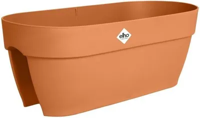Image de Jardinière Balconnière ELHO Vibia Campana Flower Bridge 60, Marron, 59 cm Largeur, Balcon, 100% Recyclé