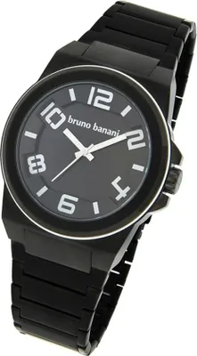 Produktbild von Bruno Banani Herren Uhr Analog BR 21127 Metall Armband-Uhr schwarz UBR21127