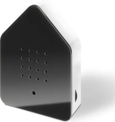 Produktbild von Zwitscherbox ZBSW, Schwarz, Weiß, Drehregler, AA, 110 mm, 35 mm, 145 mm