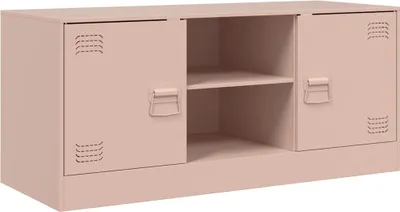 Obrázek produktu pro vidaXL TV skříňka růžová 99x39x44 cm ocelová