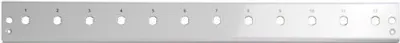 Image de Face avant 12 x ST/FC (D-hole), noir --