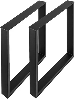 Productafbeelding van Tafelpoten set van 2, tafelpoten 60x72 cm, geschikt voor tafels en werkbladen